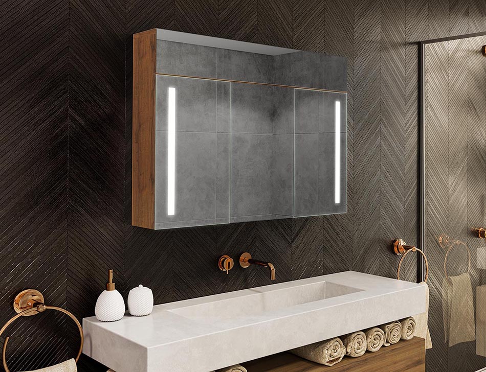 LED-badeværelse kabinet