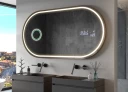 Indrammede LED-spejle