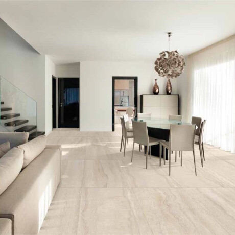 Gres til gulv, 60x120 cm, hvid mat, A4H1057 Memento Travertino Bianco Mat #6