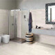 Gres til gulv, 60x120 cm, hvid mat, A4H1057 Memento Travertino Bianco Mat #7