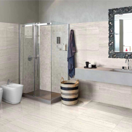 Gres til gulvet, 60x120 cm, beige, mat, A4H1063 Memento Travertino Ambra Mat #2
