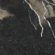 Glaseret keramisk flise til gulv, 60x120, med gyldne årer, mat, rektificeret, A4H110 Pierre Black #14