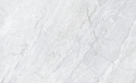 Glaseret keramisk flise til gulv, 120x120 cm, lys grå, stenlook, mat, A4H1126 Agathos White