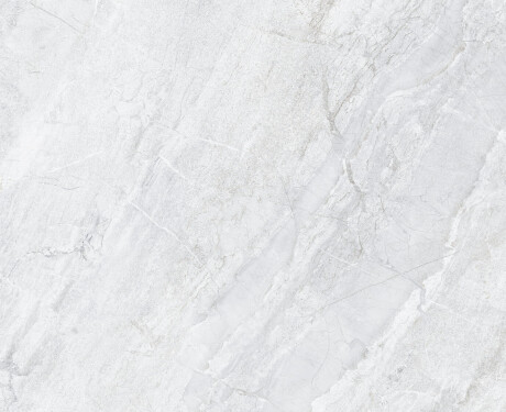 Glaseret keramisk flise til gulv, 120x120 cm, lys grå, stenlook, mat, A4H1126 Agathos White