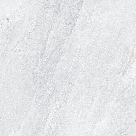 Glaseret keramisk flise til gulv, 120x120 cm, lys grå, stenlook, mat, A4H1126 Agathos White #5
