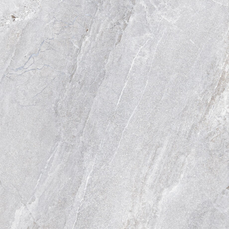 Glaseret porcelænsflise til gulv, 120x120 cm, grå stenlook, mat, A4H1130 Agathos Grey #3