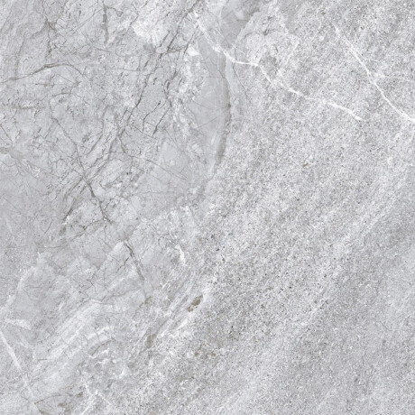 Glaseret porcelænsflise til gulv, 60x120 cm, grå stenlook, mat, A4H1131 Agathos Grey #5