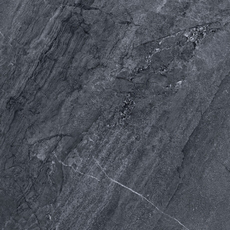 Glaseret keramisk flise til gulv, 120x120 cm, antracitfarvet, stenlook, mat, A4H1138 Agathos Anthracite #3