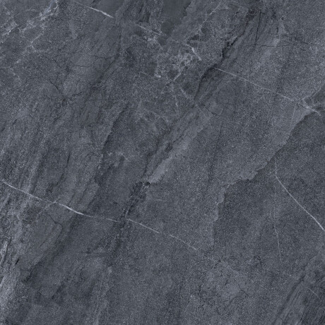 Glaseret keramisk flise til gulv, 120x120 cm, antracitfarvet, stenlook, mat, A4H1138 Agathos Anthracite #4
