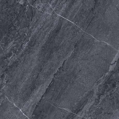 Glaseret keramisk flise til gulv, 120x120 cm, antracitfarvet, stenlook, mat, A4H1138 Agathos Anthracite #5