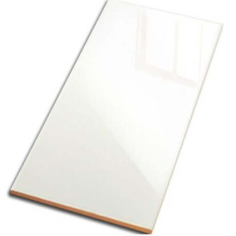 Keramisk vægflise 10x20, hvid, blank, flad, A4H24 Blanco Brillo #4