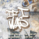 Glaseret porcelænsflise til gulv, 120 x 280 cm, mat grå, rektificeret, A4H248 City Graffiti Grey #4