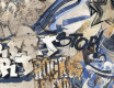 Glaseret porcelænsfliser til gulv, stort format 120x280 cm, beige, mat, rektificeret A4H255 City Graffiti Beige