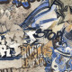 Glaseret porcelænsfliser til gulv, stort format 120x280 cm, beige, mat, rektificeret A4H255 City Graffiti Beige #1
