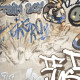 Glaseret porcelænsfliser til gulv, stort format 120x280 cm, beige, mat, rektificeret A4H255 City Graffiti Beige #4