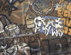 Glaseret porcelænsfliser til gulv, storformat 120x280 cm, mat, rektificeret A4H262 City Graffiti Multicolor