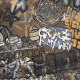 Glaseret porcelænsfliser til gulv, storformat 120x280 cm, mat, rektificeret A4H262 City Graffiti Multicolor #1