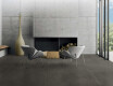 Glaseret porcelænsflise til gulv, 60x120 cm, mørkegrå beton, mat, rektificeret, A4H327 Massive Dimgray