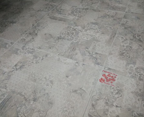 Gres til gulvet 60x60 Carpet Grigio, mat, rektificeret A4H34 Patchwork