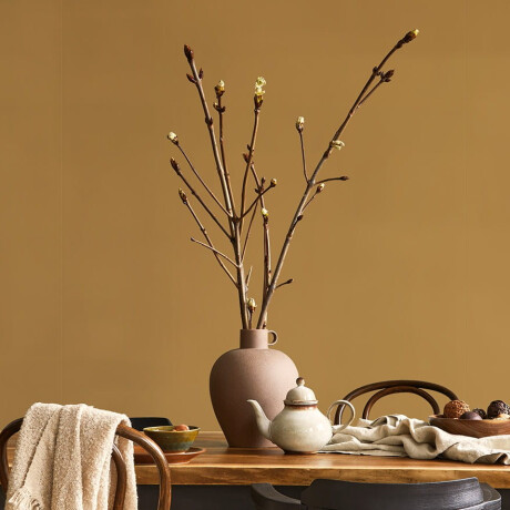 Glaseret porcelænsflise til gulv, 60x120 cm, mat guldfarvet, rektificeret, A4H361 Mood Ritual #13