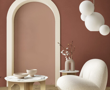 Glaseret porcelænsflise til gulv, 60x120 cm, lyserød, mat, rektificeret, A4H365 Mood Gentle