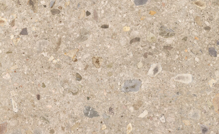 Glaseret keramisk flise til gulv, 120x120 cm, beige, terrazzo, mat, rektificeret, A4H407 Ceppo Di Gre Warm