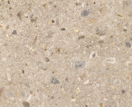Glaseret keramisk flise til gulv, 120x120 cm, beige, terrazzo, mat, rektificeret, A4H407 Ceppo Di Gre Warm