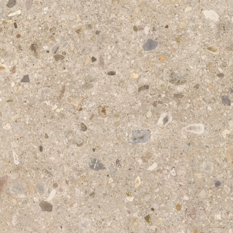 Glaseret keramisk flise til gulv, 120x120 cm, beige, terrazzo, mat, rektificeret, A4H407 Ceppo Di Gre Warm #1