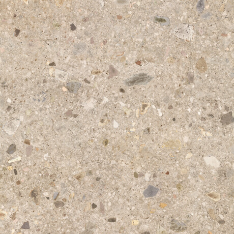 Glaseret keramisk flise til gulv, 120x120 cm, beige, terrazzo, mat, rektificeret, A4H407 Ceppo Di Gre Warm #3