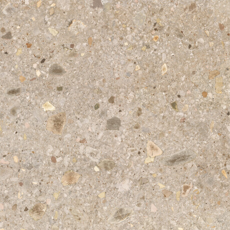 Glaseret keramisk flise til gulv, 120x120 cm, beige, terrazzo, mat, rektificeret, A4H407 Ceppo Di Gre Warm #6
