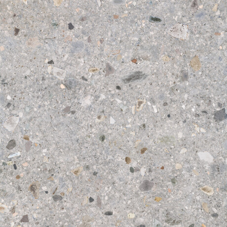 Glaseret keramisk flise til gulv, 120x120 cm, grå terrazzo, mat, rektificeret, A4H417 Ceppo Di Gre Multi #3