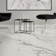 Glaseret gulvflise, 120x120 cm, mat, med grå årer, rektificeret, A4H455 Statuario Superiore #3