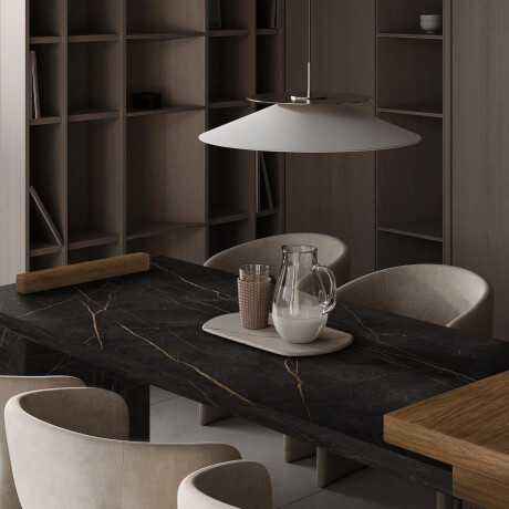 Gresfliser til gulvet, 120x120, marmor med gyldne årer, mat, A4H476 Sant Loreno #2