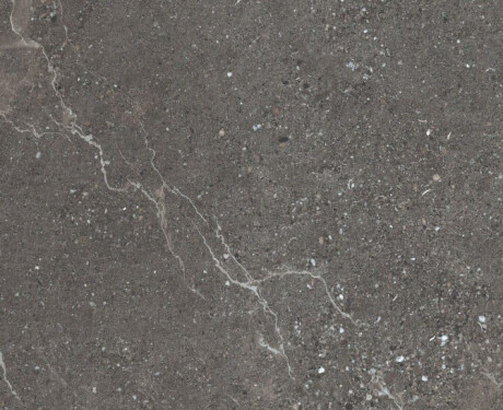 Steinfliser med årer til gulvet, 100x100, mat, mørkegrå A4H507 Volterra Stone