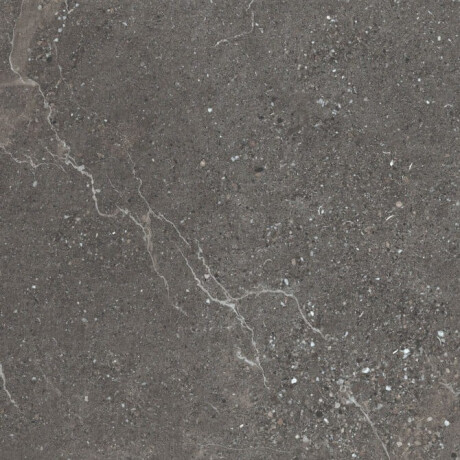 Steinfliser med årer til gulvet, 100x100, mat, mørkegrå A4H507 Volterra Stone #1