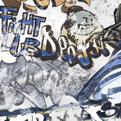 Glaseret porcelænsflise til gulv, 120 x 280 cm, mat grå, rektificeret, A4H640 City Graffiti White #1