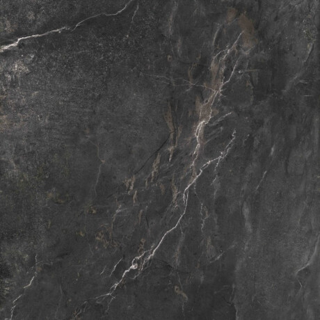 Glaseret porcelænsflise til gulv, 60x120 cm, sort mat, rektificeret, A4H85 Iroc Black #9