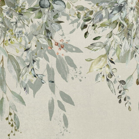 Vægfliser 60x120 cm, grå med blomstermønstre, mat A4H918 Flower #1