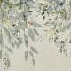 Vægfliser 60x120 cm, grå med blomstermønstre, mat A4H918 Flower #1