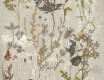 Vægfliser 60x120 cm, grå med blomstermønstre, mat, A4H919 Glame