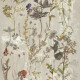Vægfliser 60x120 cm, grå med blomstermønstre, mat, A4H919 Glame #1