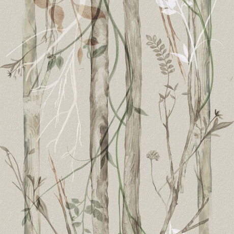 Vægfliser 60x120 cm, grå med blomstermønstre, mat, A4H920 Erbario #3