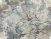 Vægfliser 60x120 cm, grå med blomstermønstre, mat, A4H921 Jam