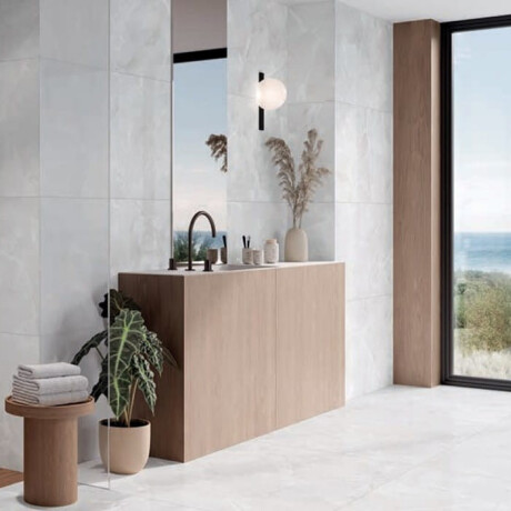 Storformat-keramisk flise 120x280, marmor med årer, blank, A4H942 Saffire Pearl #4