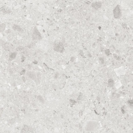 Glaseret porcelænsfliser til gulv 60x120 Ivory lys grå mat rektificeret A4H95 Terrazzo #5