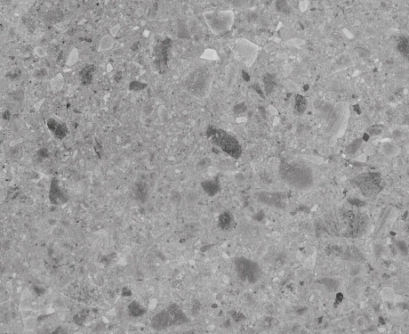 Glaseret porcelænsfliser til gulv 60x120, grå, mat, rektificeret, A4H97, terrazzo