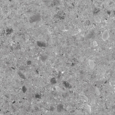 Glaseret porcelænsfliser til gulv 60x120, grå, mat, rektificeret, A4H97, terrazzo #5