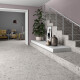 Glaseret porcelænsfliser til gulv 60x120, grå, mat, rektificeret, A4H97, terrazzo #10