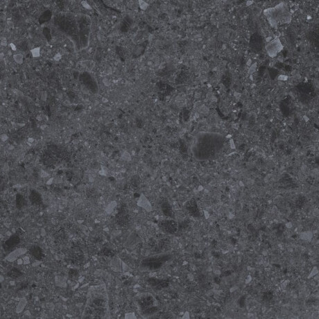 Glaseret porcelænsfliser til gulv 60x120, antracit, mat, rektificeret, A4H98, terrazzo #6
