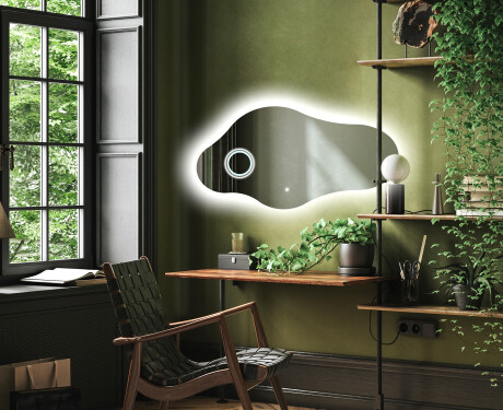 LED Badeværelses spejl med uregelmæssig form C221 #4